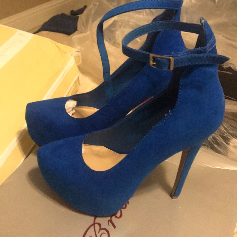 Blue heels